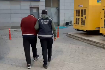 Samsun'da  24 yıl 2 ay 15 gün hapis cezası bulunan şahıs yakalandı