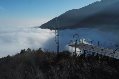 Bursa'da sis etkili oldu! Göz gözü görmedi...