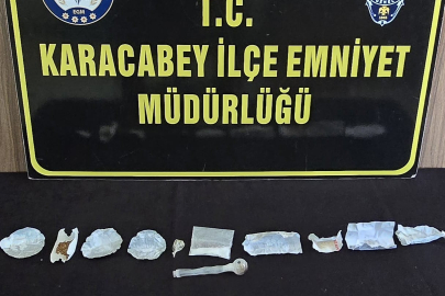 Bursa Karacabey’de uyuşturucu operasyonu! Virgina tütün, metamfetamin, kannabinoid