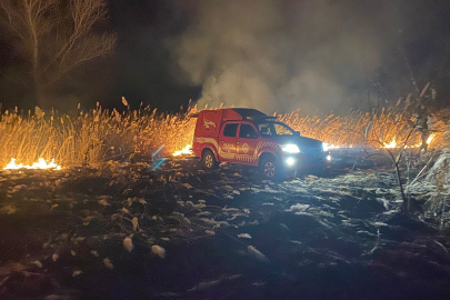 Malatya'da otluk alanda yangın çıktı