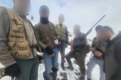 Muş'ta kaçak avlanan 4 kişiye 24 bin 744 TL'lik ceza