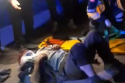 Malatya'da odun yüklü traktör ile çarpışan tır alev alev yandı: 3 yaralı