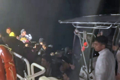 Muğla  Fethiye’de 25’i çocuk 56 düzensiz göçmen yakalandı