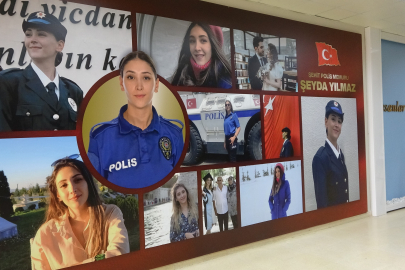 Şehit polis memuru Şeyda Yılmaz'ın polislik sınavına girdiği salona adı verildi