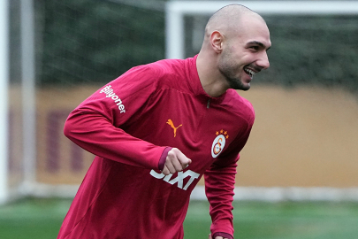 Ahmet Kutucu, Galatasaray formasıyla ilk antrenmanına çıktı