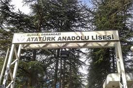 Bursa Atatürk Anadolu Lisesi yıkılıyor