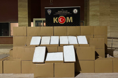 Manisa’da 1 milyon 425 bin adet kaçak sigara ele geçirildi