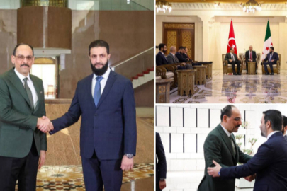 MİT Başkanı Kalın Suriye'de Ahmed Şara ile görüştü