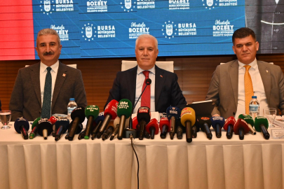 Bursa Büyükşehir Belediye Başkanı Bozbey'den aylık değerlendirmesi toplantısı!