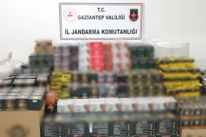 Gaziantep'te 800 bin TL değerinde kaçak malzeme ele geçirildi
