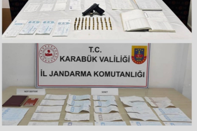 Karabük'te tefecilik operasyonu