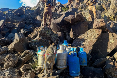 Teröristlerin kullandığı yaşam malzemesi ele geçirildi