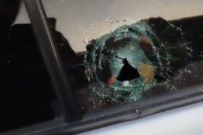 Gaziantep'te Suriye'den gelen yorgun mermi araca isabet etti