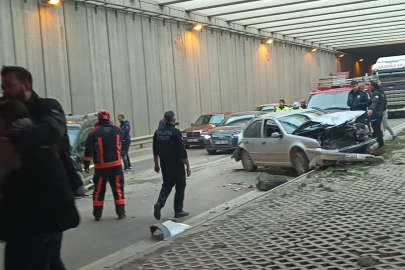 Malatya’da 4 araç birbirine girdi