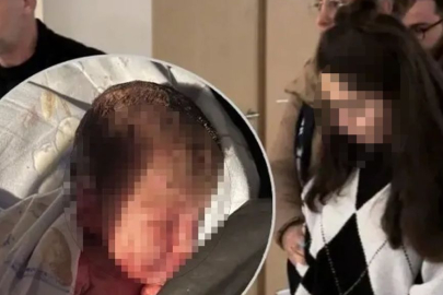 Yeni doğan bebeğini camdan aşağı atan cani annenin ifadesi pes dedirtti!