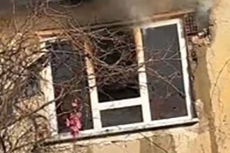 Isparta'da 2 katlı müstakil evde yangın