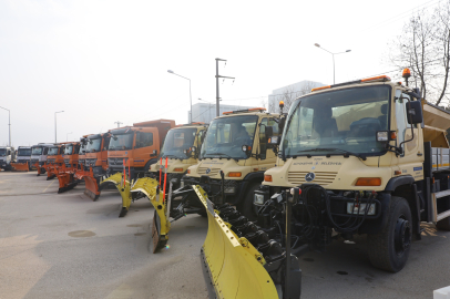 Bursa Büyükşehir karla mücadeleye hazır