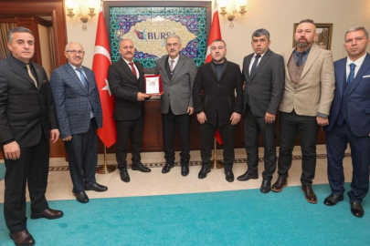 Dünya Türk Birliği'nden Bursa Valisi Ayyıldız'a ziyaret