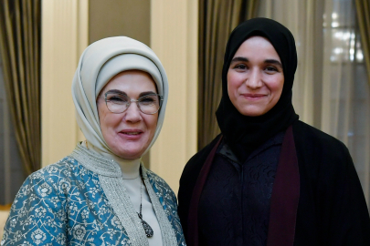 Emine Erdoğan, Suriye Cumhurbaşkanı Şara’nın eşi Latife El Durubi’yi ağırladı