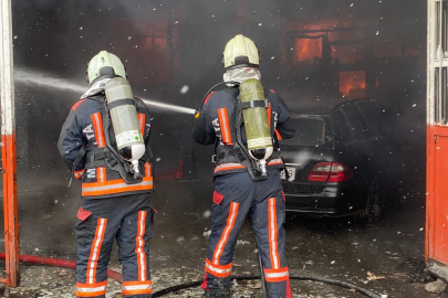 Malatya'da korkutan iş yeri yangını