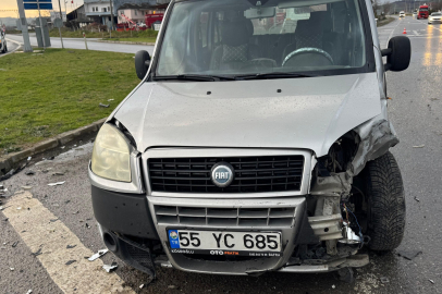 Samsun Bafra'da trafik kazası: 3 yaralı