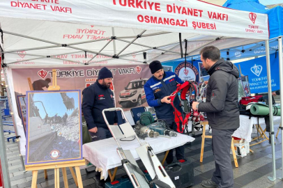 TDV Bursa Osmangazi Arama Kurtarma Ekibi, sessiz yürüyüşte yerini aldı