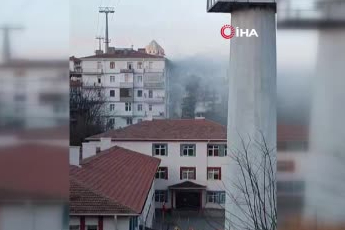 Ankara’da apartman dairesinde yangın