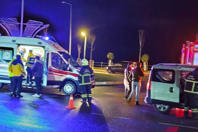 Ordu’da iki araç çarpıştı