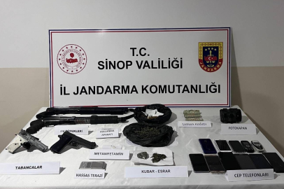 Sinop’ta uyuşturucu operasyonu