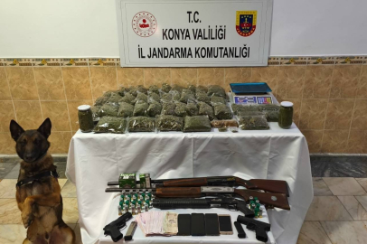 Konya’da jandarmadan uyuşturucu operasyonu