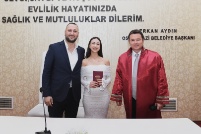 Bursa'da nikahı kıyılacak çifte Başkan Aydın’dan 'Sevgililer Günü' sürprizi