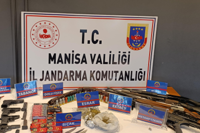 Manisa'da jandarmadan 7 mahallede dev operasyon