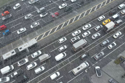 İstanbul'da trafik yoğunluğu yüzde 90'a ulaştı