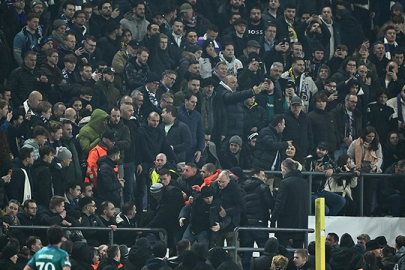 Anderlecht-Fenerbahçe maçının durmasına neden olan taraftara men cezası