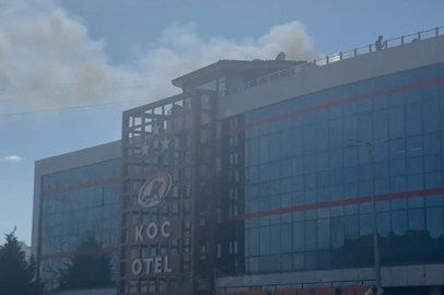 Çankırı'da korkutan otel yangını