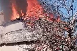 Aydın Karpuzlu’da ev yangını