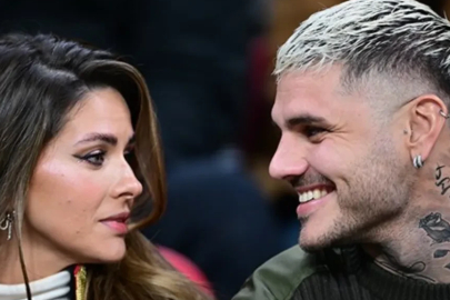 Icardi yeni aşkıyla derbide!