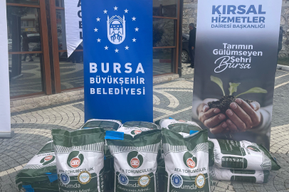 Bursa Büyükşehir’den çiftçiye tohum desteği