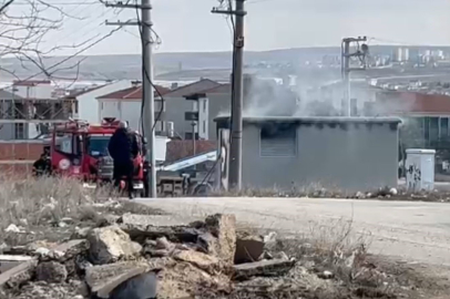 Eskişehir'de trafo yangını