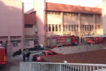 Aydın Devlet Hastanesinde yangın