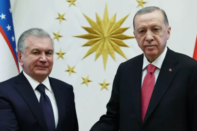 Cumhurbaşkanı Erdoğan Özbekistan Cumhurbaşkanı Mirziyoyev'le görüştü