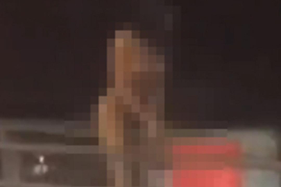 Sosyal medya o görüntüleri konuşuyor: Çırılçıplak soyunup intihara teşebbüs etti!