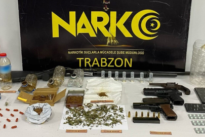 Trabzon'da uyuşturucu operasyonu