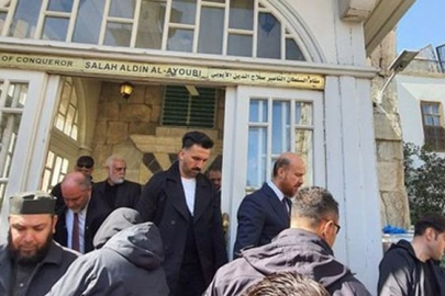 Bilal Erdoğan Emevi Camisi'ne gitti