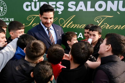 Bursa'da güreş salonu temel atma töreni gerçekleştirildi