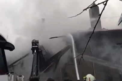 Denizli'de iki evde hasara neden olan yangın söndürüldü