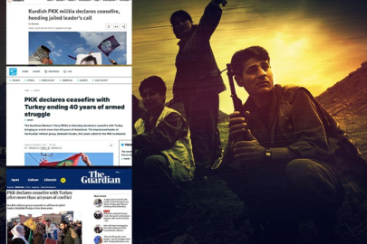 Ateşkes ilanı dünya basınında! Teröristbaşı Abdullah Öcalan çağrı yapmış, PKK'dan yanıt gelmişti...