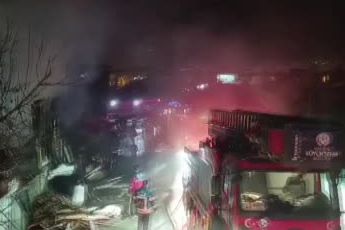 Malatya’da depo yangını