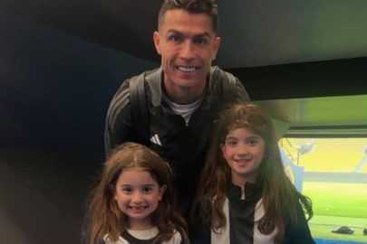 Ronaldo, Fatih Terim'in torunlarının hayalini gerçekleştirdi