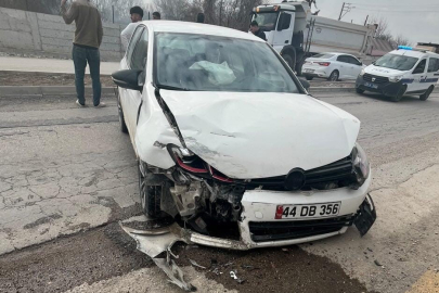 Elazığ’da trafik kazası: 2 yaralı